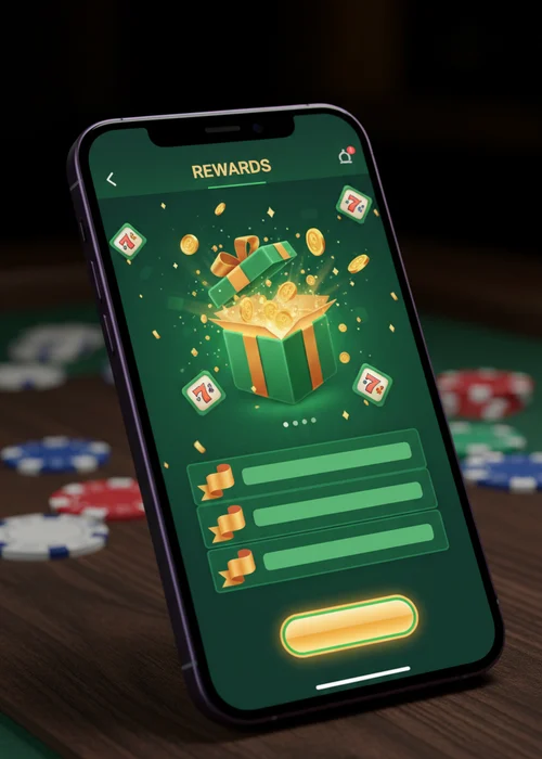 Übersicht des Talisman Casino Bonusangebots mit goldenen Münzen und glücksbringenden Talismanen